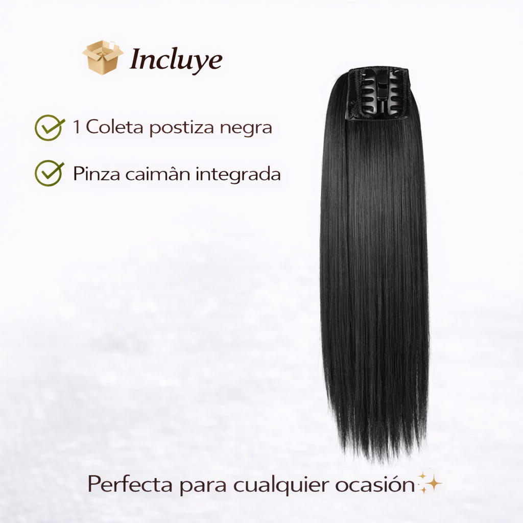PonyTailPRO - Extensión cola de cabello con Pinzas