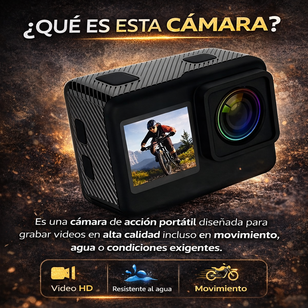 ActionCamera™ – Graba tu vida con calidad profesional, sin límites