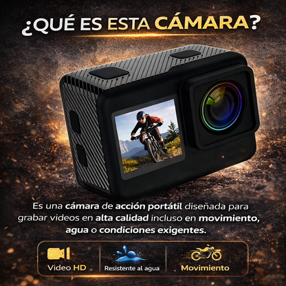 ActionCamera™ – Graba tu vida con calidad profesional, sin límites