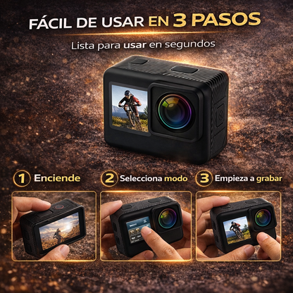 ActionCamera™ – Graba tu vida con calidad profesional, sin límites
