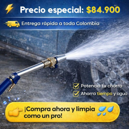 Hydrojet - Convierte tu manguera común en un chorro potente