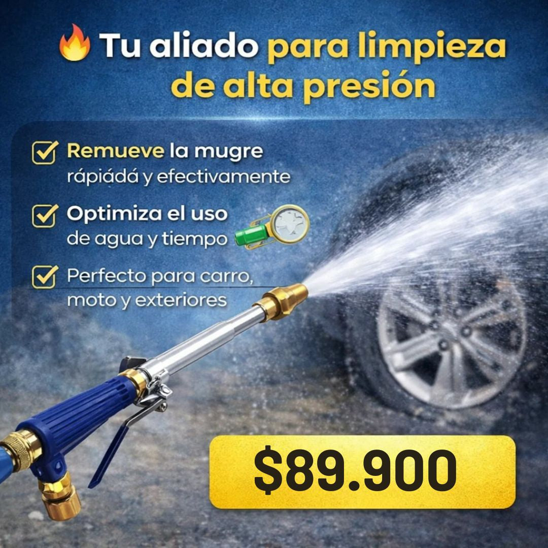 Hydrojet - Convierte tu manguera común en un chorro potente