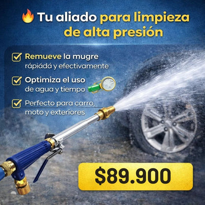 Hydrojet - Convierte tu manguera común en un chorro potente
